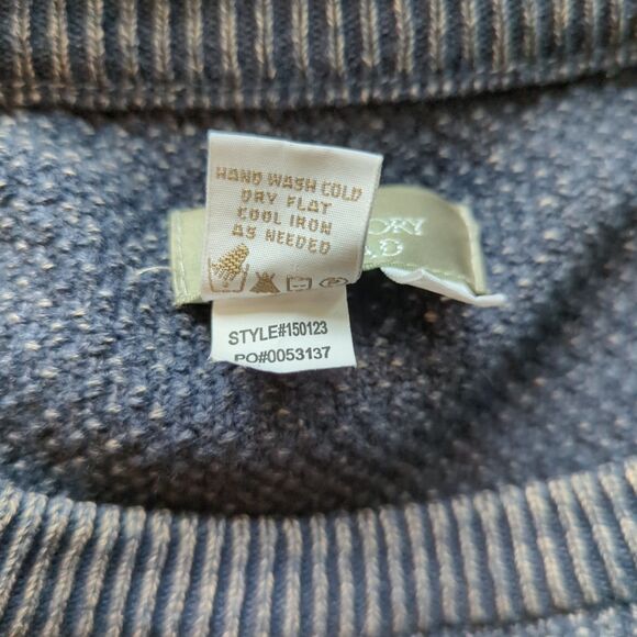 The Territory Ahead Knit Sweater Mens XXL Blue Orange Pullover Wool Cotton - Picture 6 of 7